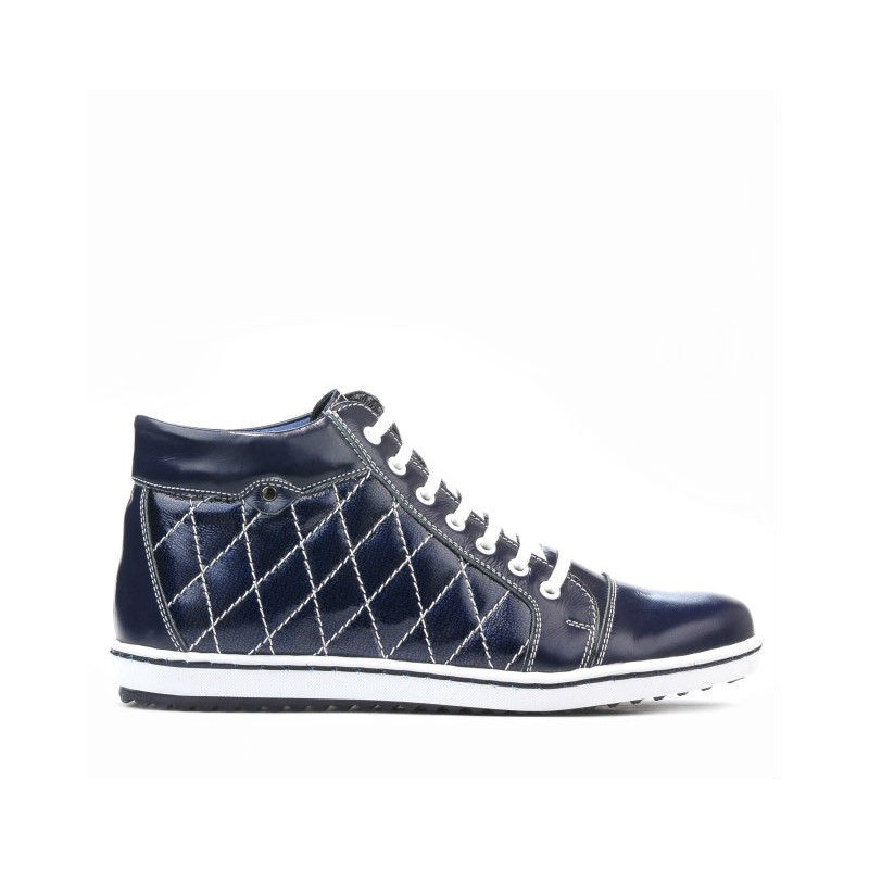 Dámske čižmy 3283 lak indigo