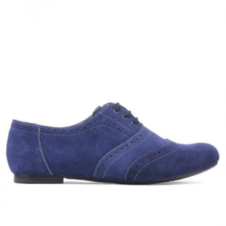 Dámske ležérne topánky 186 indigo velúr