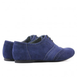 Dámske ležérne topánky 186 indigo velúr