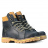 Detské topánky 439-1 tuxon indigo+hnedá