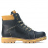 Detské topánky 439-1 tuxon indigo+hnedá