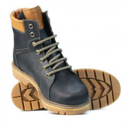 Detské topánky 439-1 tuxon indigo+hnedá
