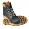 Detské topánky 439-1 tuxon indigo+hnedá