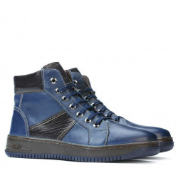 Pánske topánky 4107 indigo+tdm