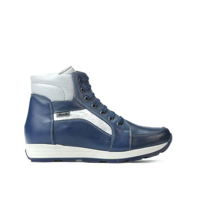 Čižmy 3324 kombinovaný indigo