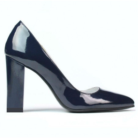 Elegantné dámske topánky 1261 lak indigo