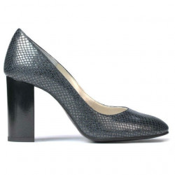 Elegantné dámske topánky 1269 pitón indigo