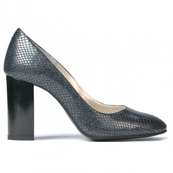 Elegantné dámske topánky 1269 pitón indigo