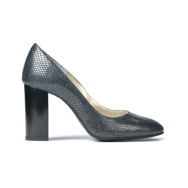 Elegantné dámske topánky 1269 pitón indigo