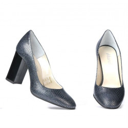 Elegantné dámske topánky 1269 pitón indigo