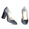 Elegantné dámske topánky 1269 pitón indigo