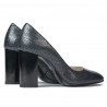 Elegantné dámske topánky 1269 pitón indigo
