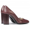 Elegantné dámske topánky 1269 piton bordó