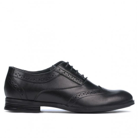 Elegantné topánky pre tínedžerov 393 čierna