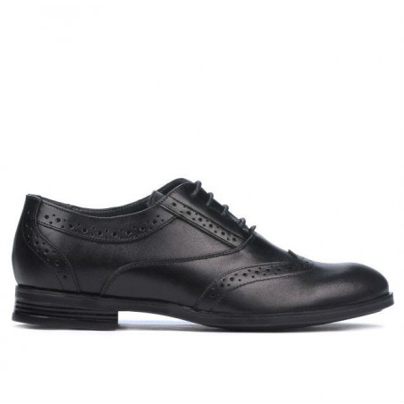 Elegantné topánky pre tínedžerov 393 čierna