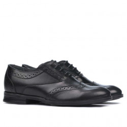 Elegantné topánky pre tínedžerov 393 čierna