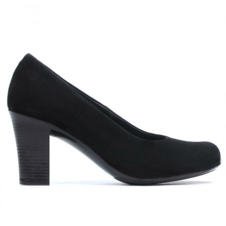 Dámske ležérne / elegantné topánky 643 čierny velúr