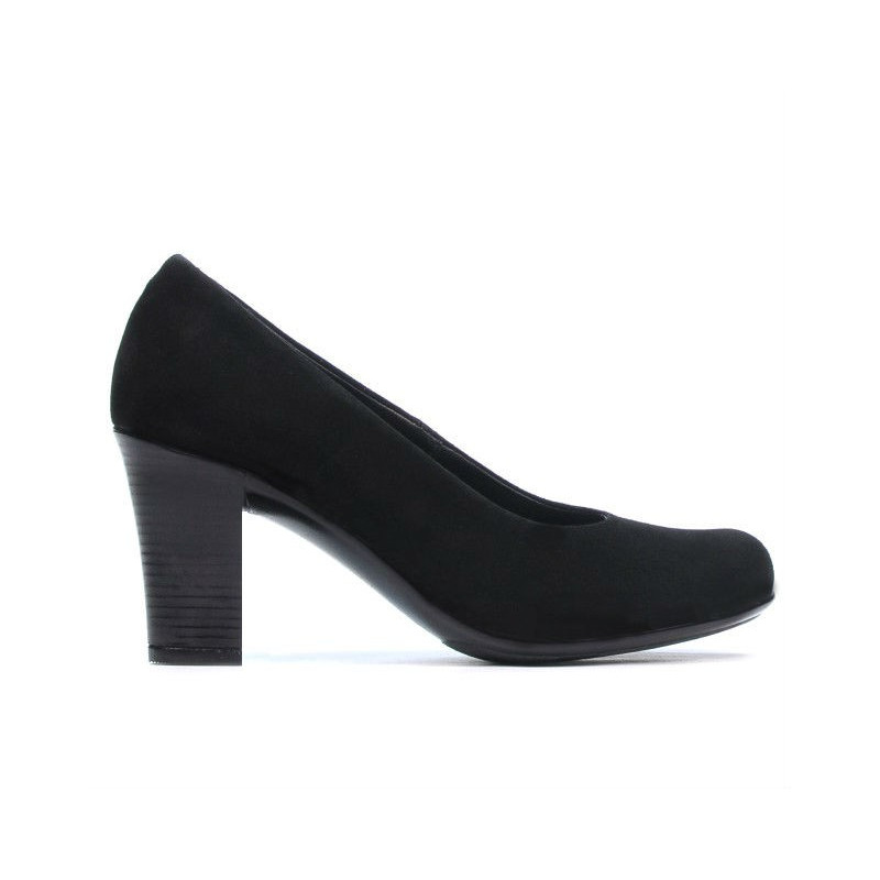 Dámske ležérne / elegantné topánky 643 čierny velúr