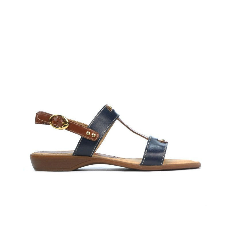 Dámske sandále 5048 indigo kombinované