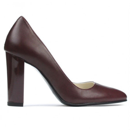 Elegantné dámske topánky 1261 bordové