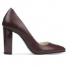 Elegantné dámske topánky 1261 bordové