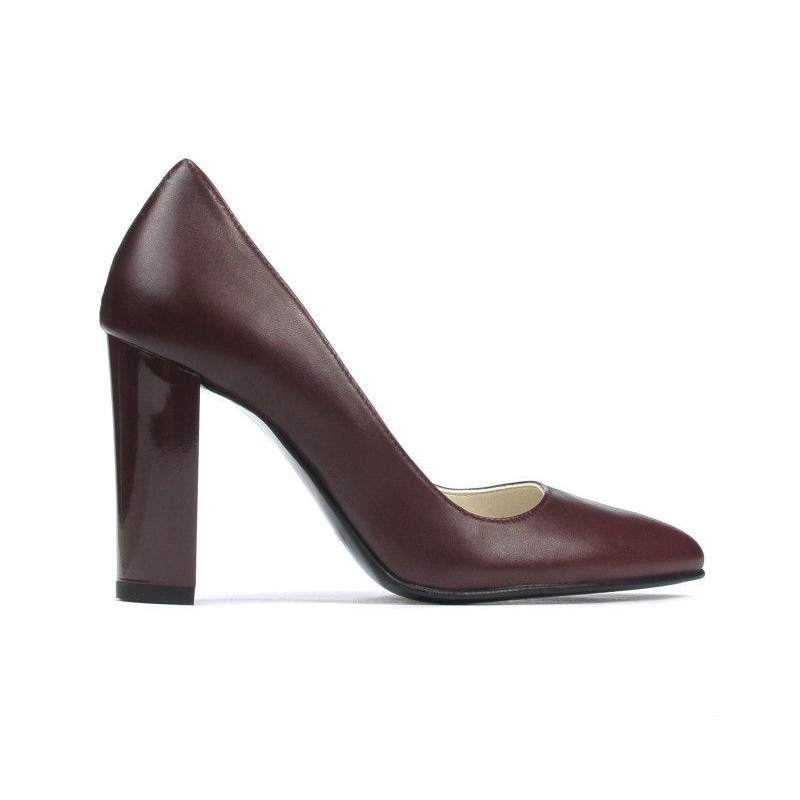 Elegantné dámske topánky 1261 bordové