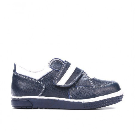 Topánky pre malé deti 64c indigo+biela