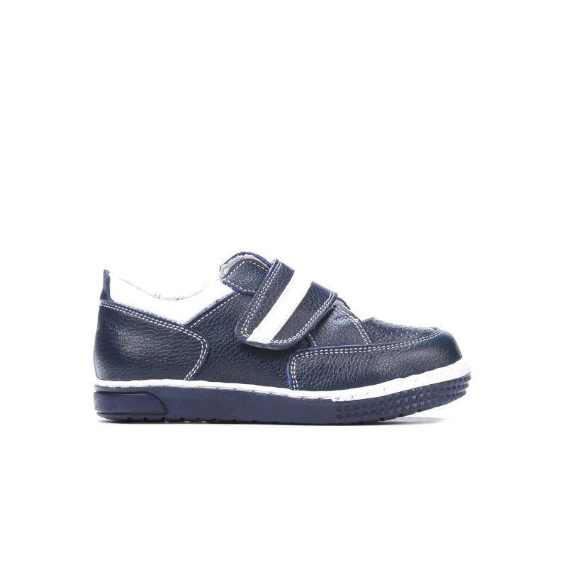 Topánky pre malé deti 64c indigo+biela