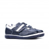 Topánky pre malé deti 64c indigo+biela