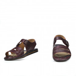 Pánske sandále 315 croco vínová