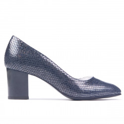Elegantné dámske topánky 1268 pytón indigo