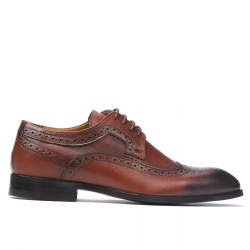 Elegantné pánske topánky 892 koňak
