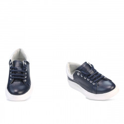 Dámske športové topánky 6008 indigo+biela
