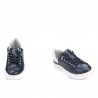 Dámske športové topánky 6008 indigo+biela