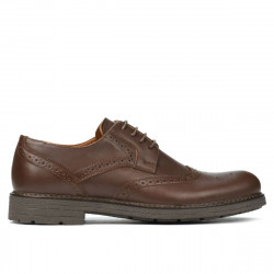 Elegantné pánske topánky 894 hnedé