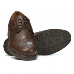 Elegantné pánske topánky 894 hnedé