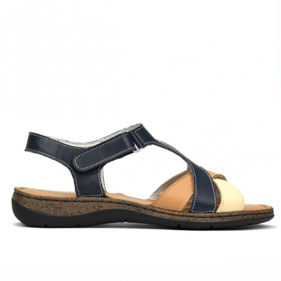 Dámske sandále 5046 indigo kombinované