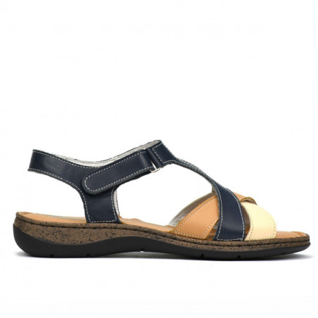 Dámske sandále 5046 indigo kombinované