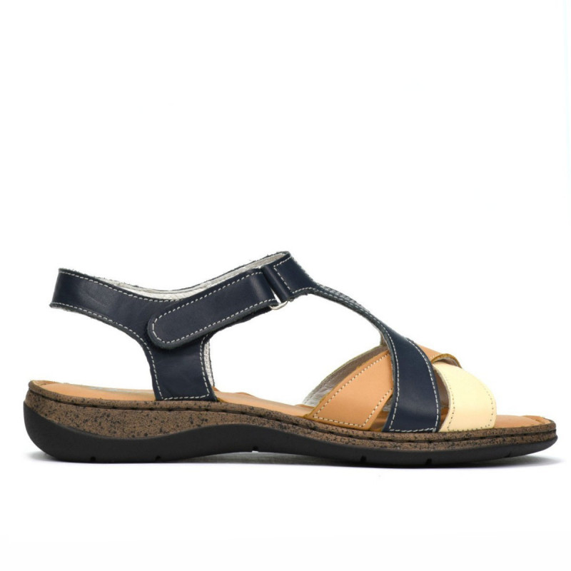 Dámske sandále 5046 indigo kombinované