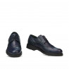 Elegantné pánske topánky 894 indigo