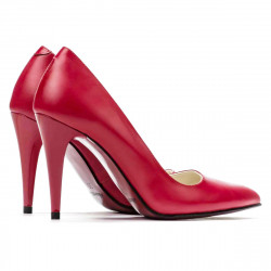 Elegantné dámske topánky 1246 červená