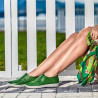 Dámske mokasíny 688 surová zelená