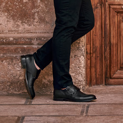 Elegantné pánske topánky 840 čierne