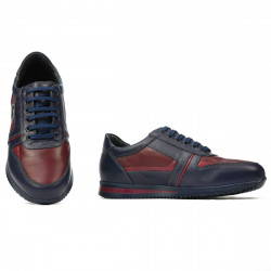 Športová obuv pre teenagerov 377 indigo+bordo