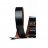 Pánsky opasok 36b čierno+hnedý embosovaný (dvojfarebný)