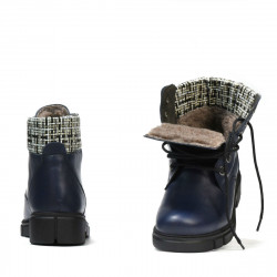 Dámske čižmy 3341 indigo