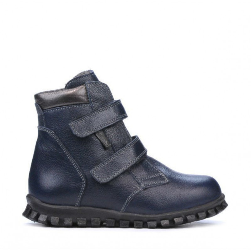 Topánky pre malé deti 32c indigo kombinované