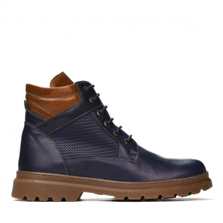 Pánske topánky 4119 indigo kombinované