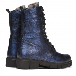 Dámske čižmy 3337-1 indigo perleť
