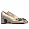 Elegantné dámske topánky 1274 cappuccino perleť